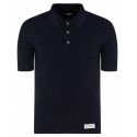 Balmain - Polo con Toppa con Logo in Lana - Blu Navy - Balmain Exclusive Luxury Collection