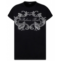 Balmain - Iconic Paisley Print T-Shirt - Black - Balmain Exclusive Luxury Collection