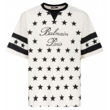 Balmain - Star T-Shirt - Beige Black - Balmain Exclusive Luxury Collection