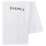 Balmain - Logo Print T-Shirt - White - Balmain Exclusive Luxury Collection