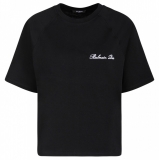 Balmain - Logo Signature T-Shirt - Black - Balmain Exclusive Luxury Collection