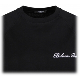 Balmain - Logo Signature T-Shirt - Black - Balmain Exclusive Luxury Collection