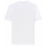 Balmain - Organic Cotton Logo Print T-Shirt - White - Balmain Exclusive Luxury Collection