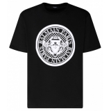 Balmain - Organic Cotton Logo Print T-Shirt - Black - Balmain Exclusive Luxury Collection