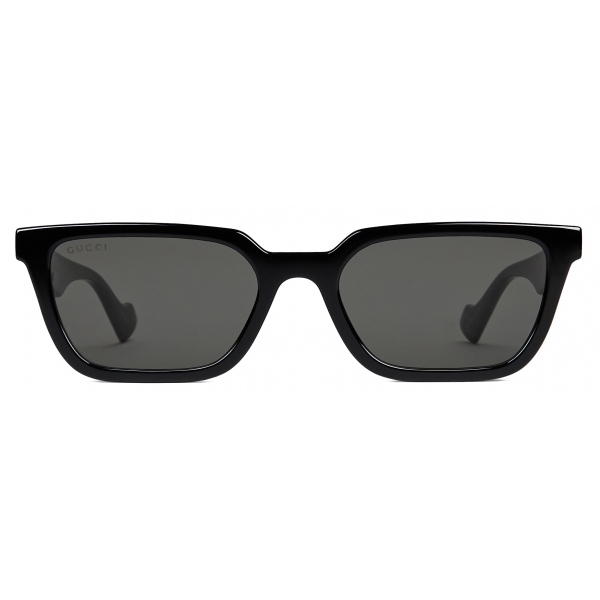 Gucci - Occhiale da Sole Rettangolare - Nero - Gucci Eyewear