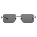 Gucci - Rectangular Sunglasses - Ruthenium - Gucci Eyewear