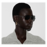 Gucci - Occhiale da Sole Rettangolare - Rutenio - Gucci Eyewear