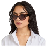 Jimmy Choo - Anahi - Brown Havana Butterfly Frame Sunglasses - Jimmy Choo Eyewear