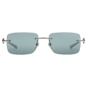 Gucci - Rectangular Sunglasses - Silver - Gucci Eyewear