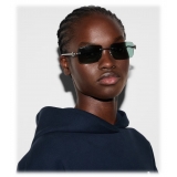 Gucci - Rectangular Sunglasses - Silver - Gucci Eyewear