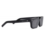 Gucci - Occhiale da Sole Rettangolare - Nero - Gucci Eyewear