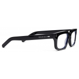 Gucci - Occhiale da Sole Rettangolare - Nero - Gucci Eyewear