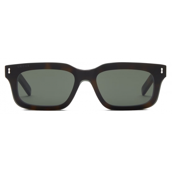 Gucci - Occhiale da Sole Rettangolare - Tartaruga - Gucci Eyewear