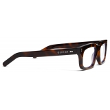 Gucci - Rectangular Sunglasses - Tortoiseshell - Gucci Eyewear