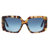 Jimmy Choo - Ariana - Yellow Havana Square Frame Sunglasses - Jimmy Choo Eyewear