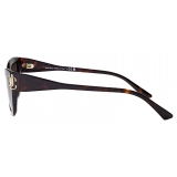 Jimmy Choo - Isla - Brown Havana Cat Eye Sunglasses - Jimmy Choo Eyewear