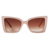 Jimmy Choo - Lorea - Beige Butterfly Frame Sunglasses - Jimmy Choo Eyewear