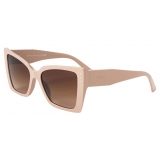 Jimmy Choo - Lorea - Beige Butterfly Frame Sunglasses - Jimmy Choo Eyewear