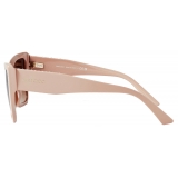 Jimmy Choo - Lorea - Beige Butterfly Frame Sunglasses - Jimmy Choo Eyewear