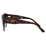 Jimmy Choo - Lorea - Brown Havana Butterfly Frame Sunglasses - Jimmy Choo Eyewear