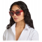 Jimmy Choo - Lorea - Red Butterfly Frame Sunglasses - Jimmy Choo Eyewear