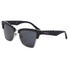 Jimmy Choo - Maxime - Black Butterfly Frame Sunglasses with Studs - Jimmy Choo Eyewear