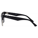 Jimmy Choo - Maxime - Occhiali da Sole a Farfalla Neri con Borchie - Jimmy Choo Eyewear