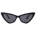 Jimmy Choo - Sol - Black Cat Eye Sunglasses - Jimmy Choo Eyewear