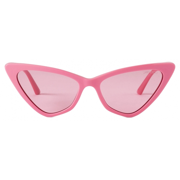 Jimmy Choo - Sol - Occhiali da Sole Cat-Eye Rosa - Jimmy Choo Eyewear