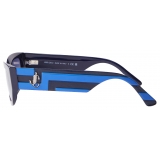 Jimmy Choo - Tatum - Blue Rectangular Sunglasses - Jimmy Choo Eyewear