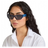 Jimmy Choo - Tatum - Blue Rectangular Sunglasses - Jimmy Choo Eyewear