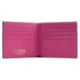 Avvenice - Premium Leather Wallet - Purple Fuchsia - Handmade in Italy - Exclusive Luxury Collection