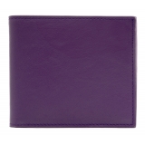 Avvenice - Premium Leather Wallet - Purple Fuchsia - Handmade in Italy - Exclusive Luxury Collection