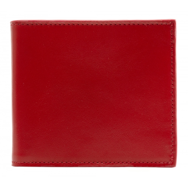 Avvenice - Premium Leather Wallet - Red Fuchsia - Handmade in Italy - Exclusive Luxury Collection