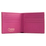 Avvenice - Portafoglio in Pelle Premium - Rosso Fucsia - Handmade in Italy - Exclusive Luxury Collection