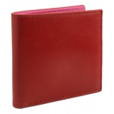 Avvenice - Premium Leather Wallet - Red Fuchsia - Handmade in Italy - Exclusive Luxury Collection