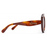 Loewe - Occhiali da Sole Spoiler Aviatore Rotondi - Avana - Loewe Eyewear