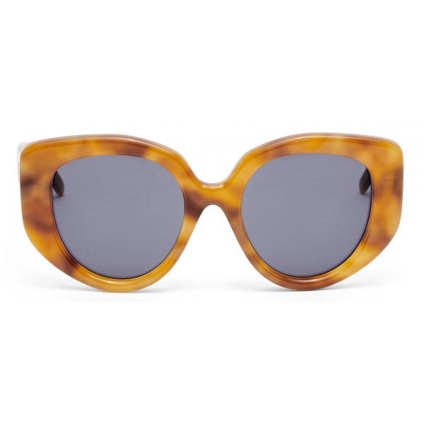 Loewe - Butterfly Sunglasses in Acetate - Shiny Blonde Havana/Smoke - Loewe Eyewear