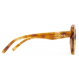 Loewe - Butterfly Sunglasses in Acetate - Shiny Blonde Havana/Smoke - Loewe Eyewear