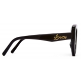 Loewe - Butterfly Sunglasses in Acetate - Black - Loewe Eyewear