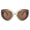 Loewe - Butterfly Sunglasses in Acetate - Gradient Brown - Loewe Eyewear