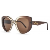 Loewe - Butterfly Sunglasses in Acetate - Gradient Brown - Loewe Eyewear