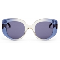 Loewe - Butterfly Sunglasses in Acetate - Gradient Brown - Loewe Eyewear