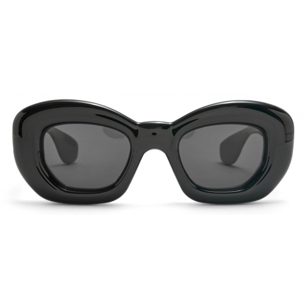 Loewe - Occhiali da Sole a Farfalla Inflated in Nylon - Nero Lucido - Loewe Eyewear