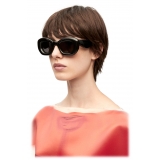 Loewe - Occhiali da Sole a Farfalla Inflated in Nylon - Nero Lucido - Loewe Eyewear