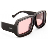 Loewe - Occhiali da Sole a Mascherina Paula's Ibiza - Nero Lucido - Loewe Eyewear