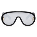 Loewe - Occhiali da Sole a Mascherina Wave - Nero - Loewe Eyewear