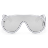 Loewe - Wave Mask Sunglasses - Silver - Loewe Eyewear