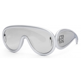 Loewe - Occhiali da Sole a Mascherina Wave - Argento - Loewe Eyewear