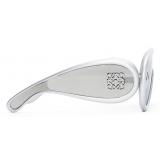 Loewe - Wave Mask Sunglasses - Silver - Loewe Eyewear